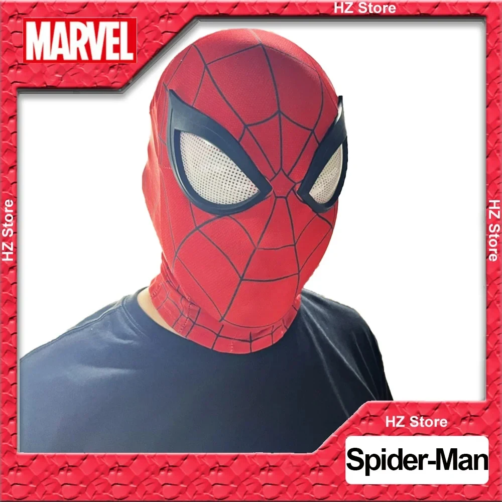 Marvel Spider-Man Mask Superhero Halloween Cosplay Masks Costume Spandex Fabric Material Role-playing Headwear for Man Gift