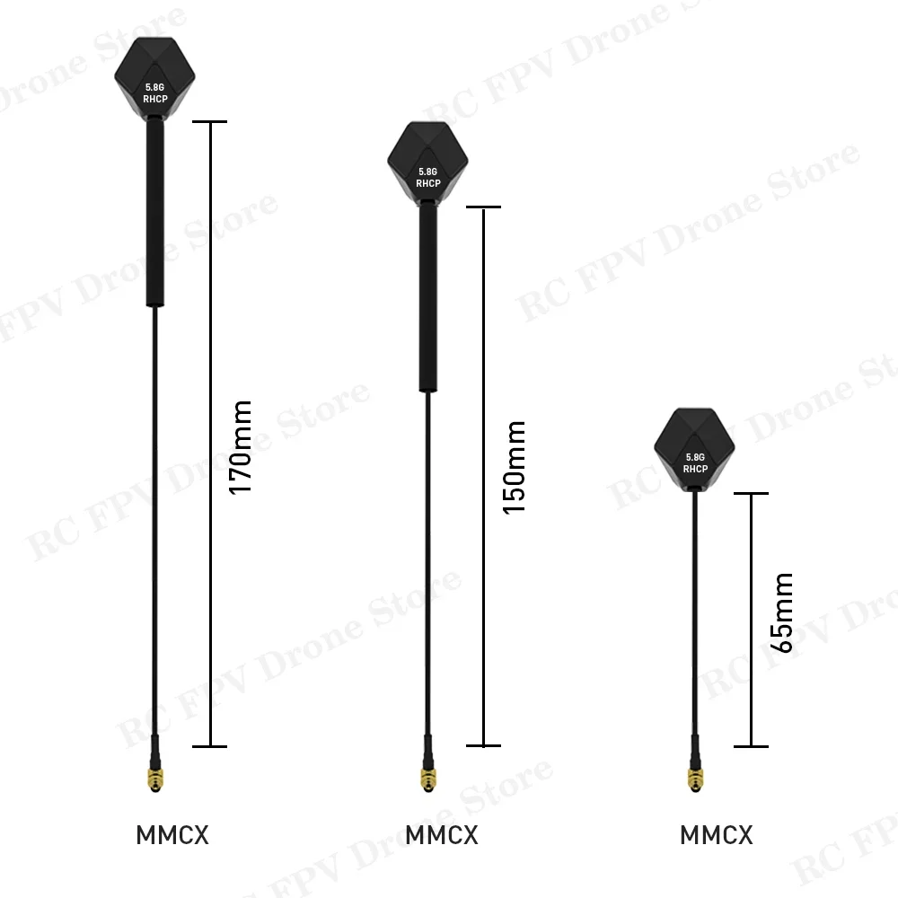 IFlight Albatross V2 5.8GHz 2.4dBi Antena ipex/90° MMCX LHCP RHCP 65MM/150MM/170MM dla części drona wyścigowego FPV