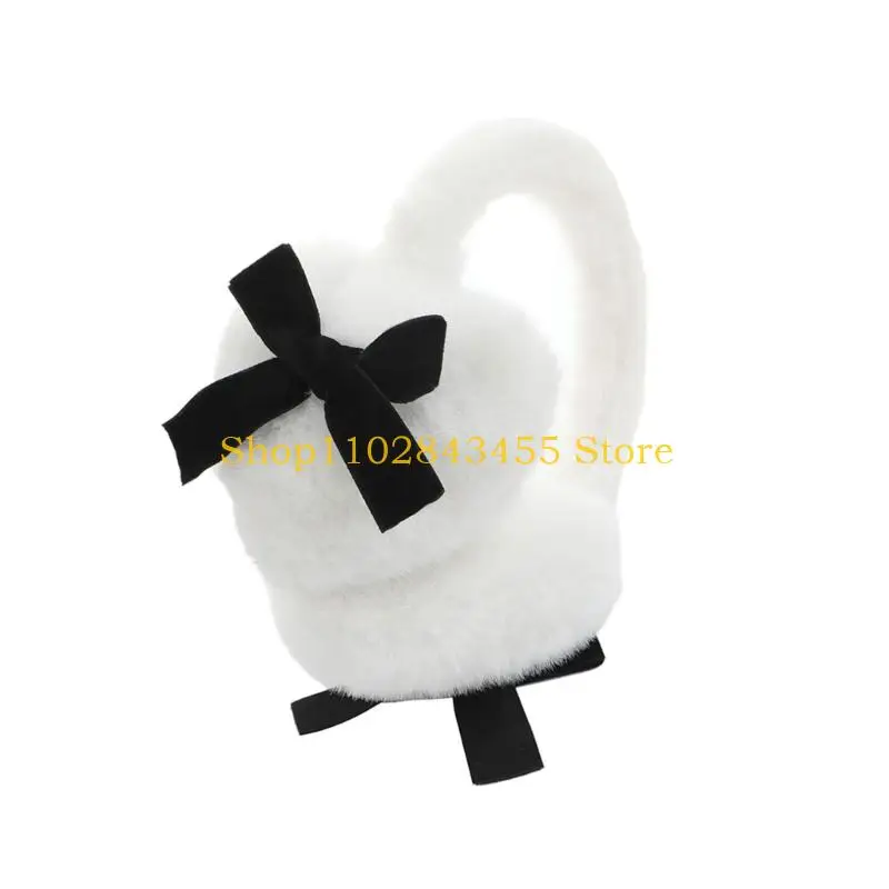 49MC Winter Ear Protectors Thick Plush Ear Cuffs Cold Wind Resistance for Women Girls