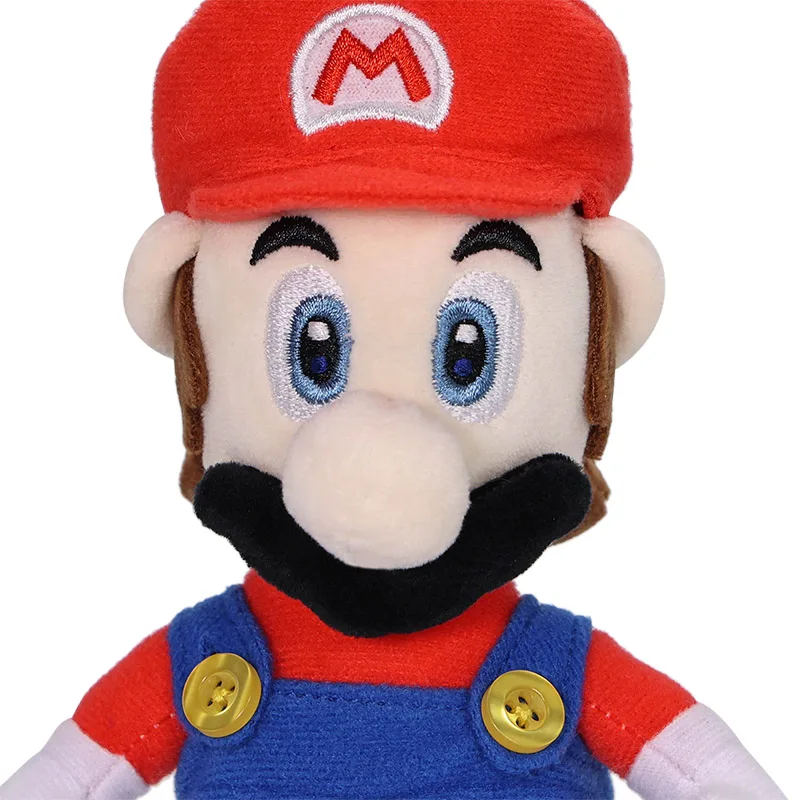 20cm Classic Mario Plush Toys Mario Clothes can be taken off Soft Stuffed Collection Peluche Kids Children's Christmas Gifts