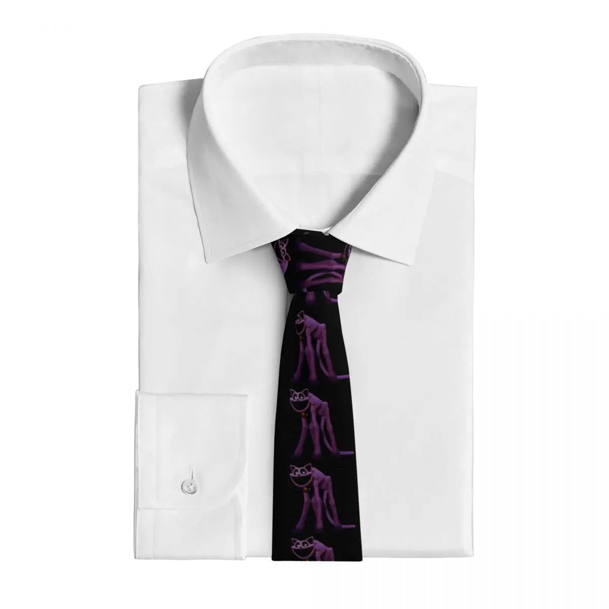 CATNAP Monster Necktie for Men Silk Polyester 8 cm Neck Ties Wedding Suits Tie Classic Gravatas