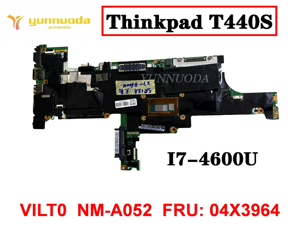 Original for Lenovo Thinkpad T440S Laptop  motherboard I7-4600U VILT0  NM-A052  FRU 04X3964 tested good free shipping