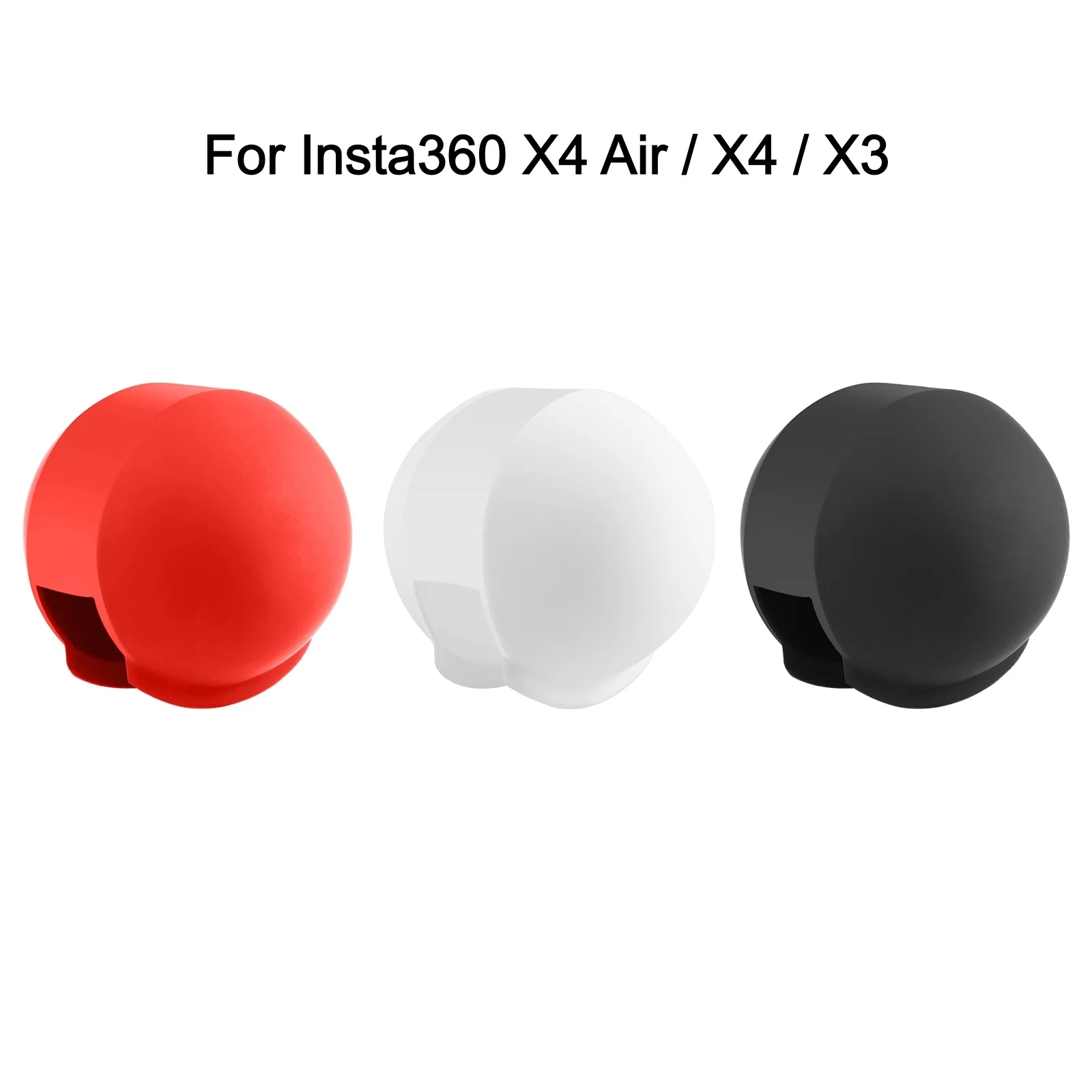 PULUZ Invisible Dive Case Lens Guard Silicone Protective Cover for Insta360 X4 Air / X4 / X3 Lens Shell
