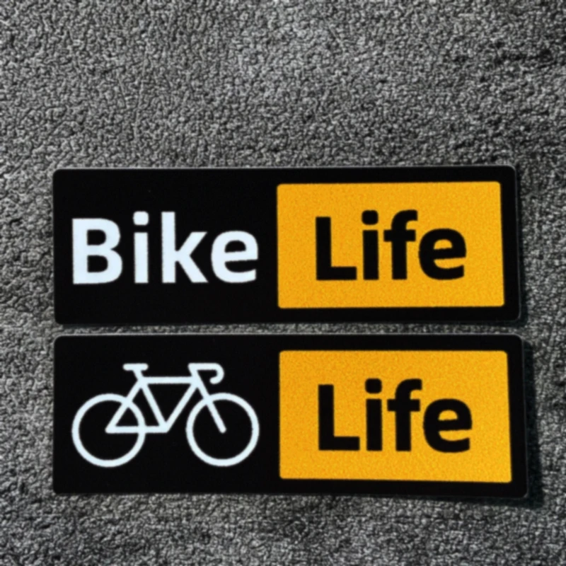 1PC Bike Life Bicycle Frame Stickers Waterproof MTB Bike Handlebars Fork Top Tube Durable Vinyl Decals Decor Cycling Accessories