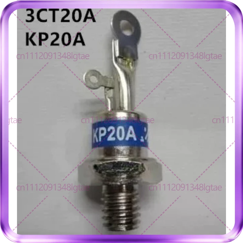 

5pcs KP20A 1600V (3CT20A) Spiral SCR, thyristor, screw unidirectional SCR