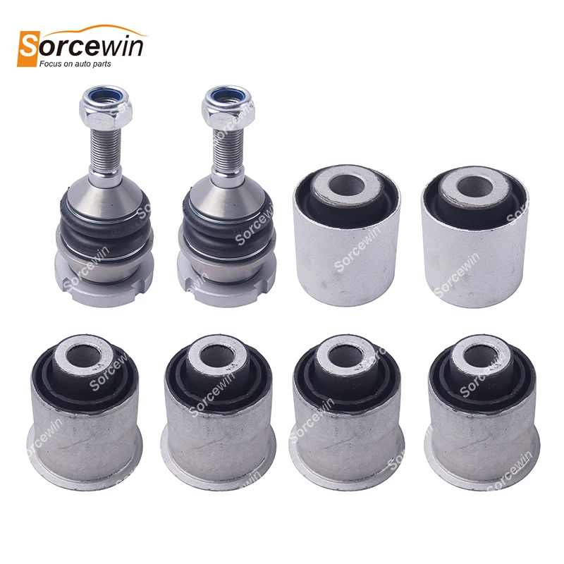 

8pcs Rear Suspension Control Arm Bushing Ball Jiont For Mercedes Benz W164 GL500 GL550 W251 ML320 R280 R300 R350 A1643520127