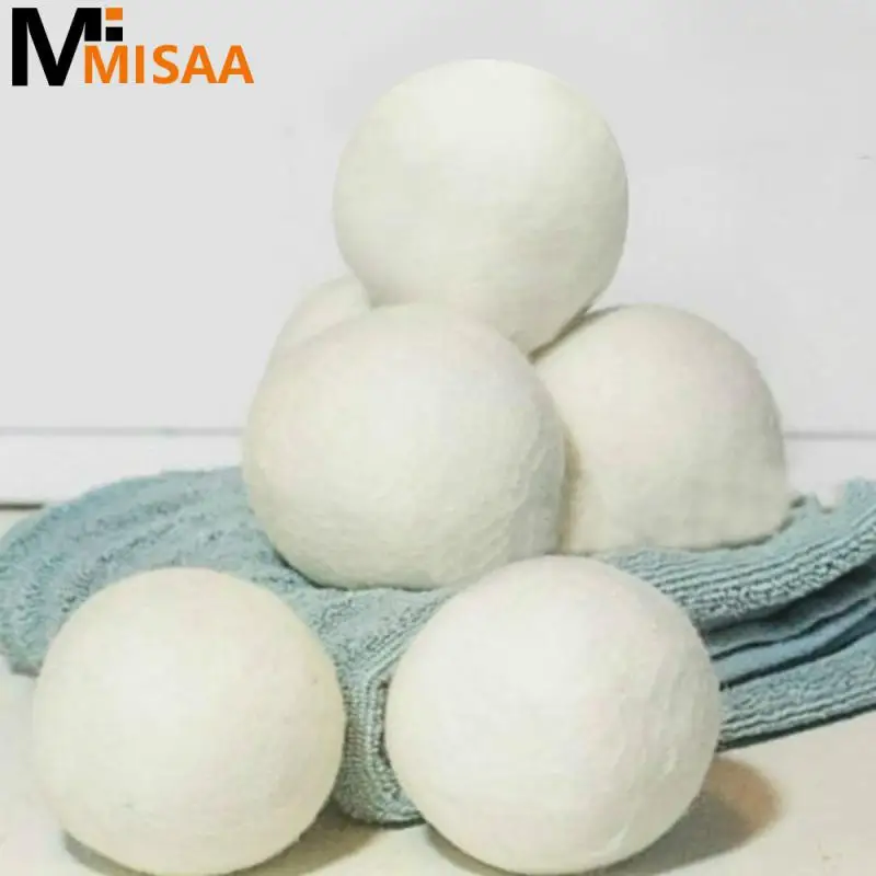 4/5/6cm Reusable Wool Dryer Balls Softener Laundry Home Washing Fleece Fine Dryer Balls Kit Useful Washing Machine Accessories