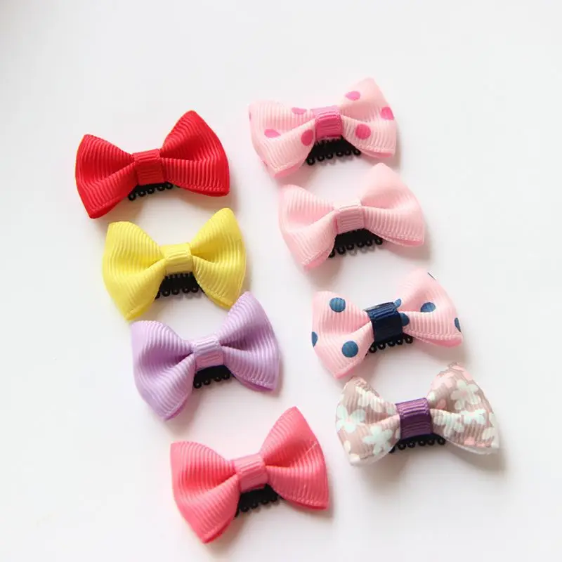 10Pcs Pony Snap Clip Weihnachten Haarnadel Bogen Haarspangen Handgemachte Trendy Pferdeschwanz Dekor Schöne Haarspangen Styling Zubehör