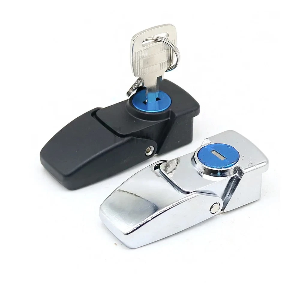 DK604 Buckle Mechanical Box Distribution Cabinet Door Lock Hidden Small Square Double Key Safety Toggle Lock