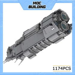 MOC Building Block Collection  Pillar of Autumn Model Technology Militarization Series Bricks DIY Assembled Toy Holiday