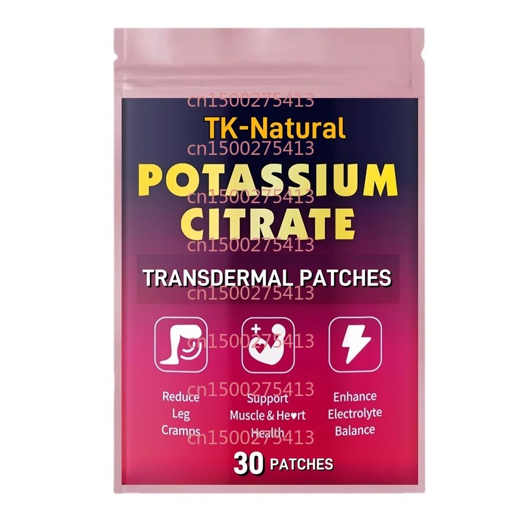 

30 патчей Трансмические патчи с цитратом калия поддерживают спазмы ног и баланс электролитов