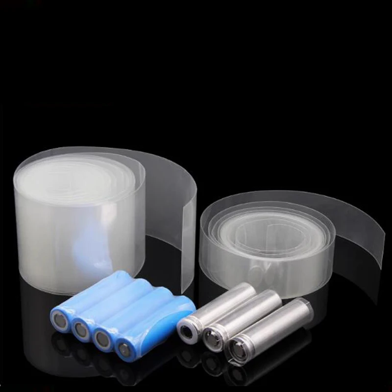 투명 PVC 열수축 튜브 18650 리튬 배터리 팩 절연 보호 포장 필름 21700 배터리 수축 필름