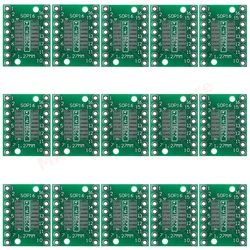 15Pcs SOIC-16 SOP-16 SSOP-16 to DIP-16 16 Pin Breakout Board