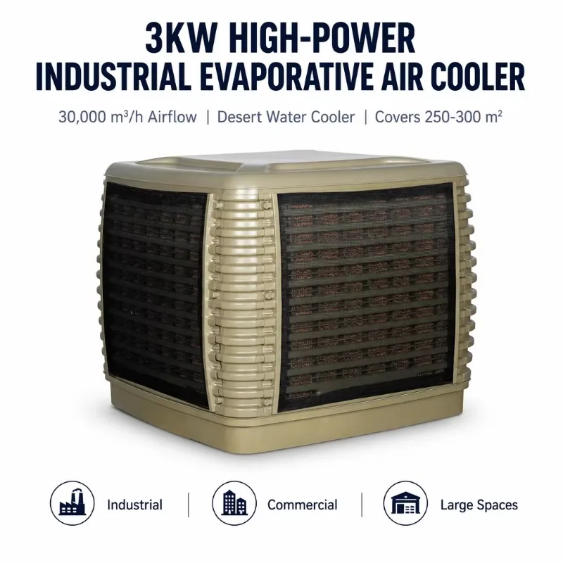 Airo  3kW 30000m3h Industrial air Conditioner Desert Water Cooler Evaporative air Cooler