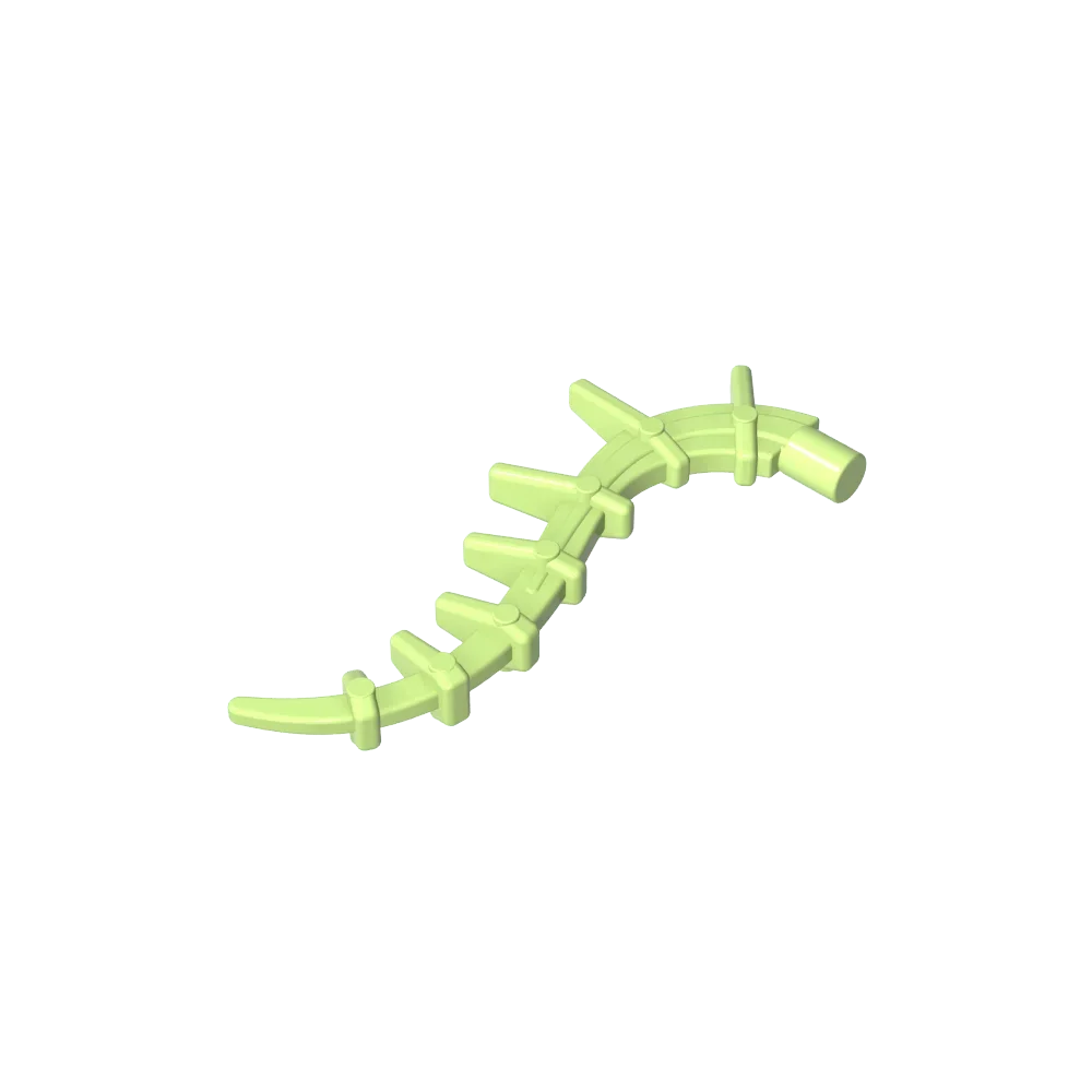 GDS-M431 Plant Vine Seaweed / Appendage Spiked / Bionicle Spine compatible with lego 55236 Assembles Building Blocks