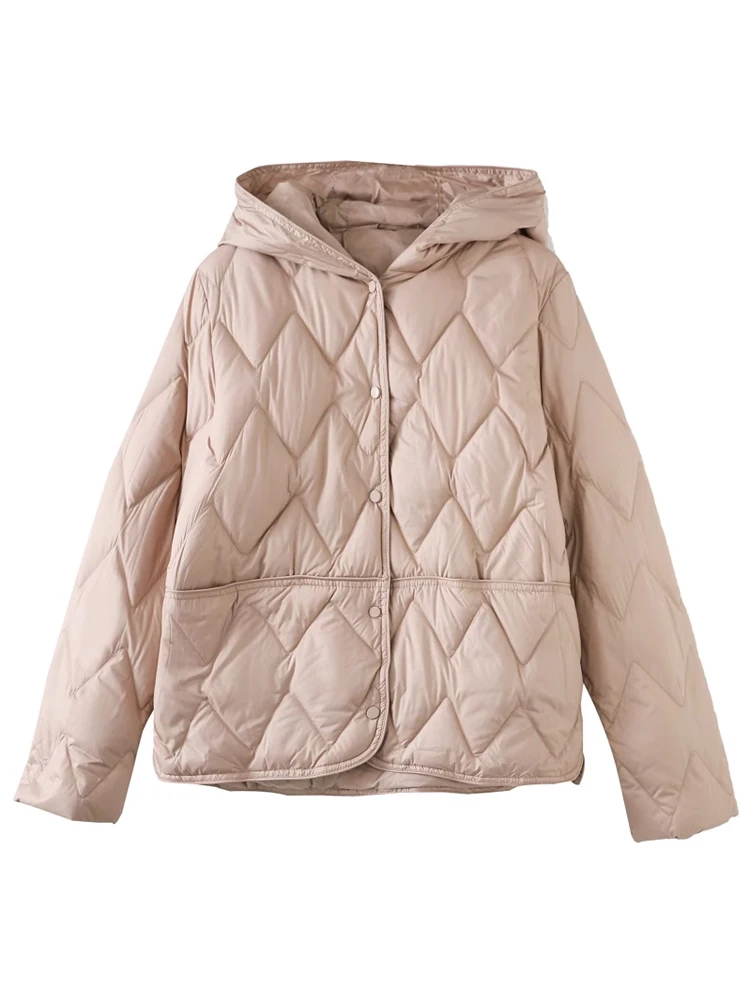 

Lightweight ort Women's down Jaet 90 White Du Feather Korean Sle Faionable Autumn Winter New Simple Coat