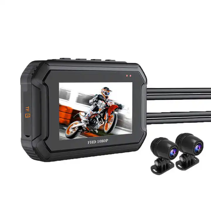 MotorBike Cam 1080+1080P Front and Rear 3