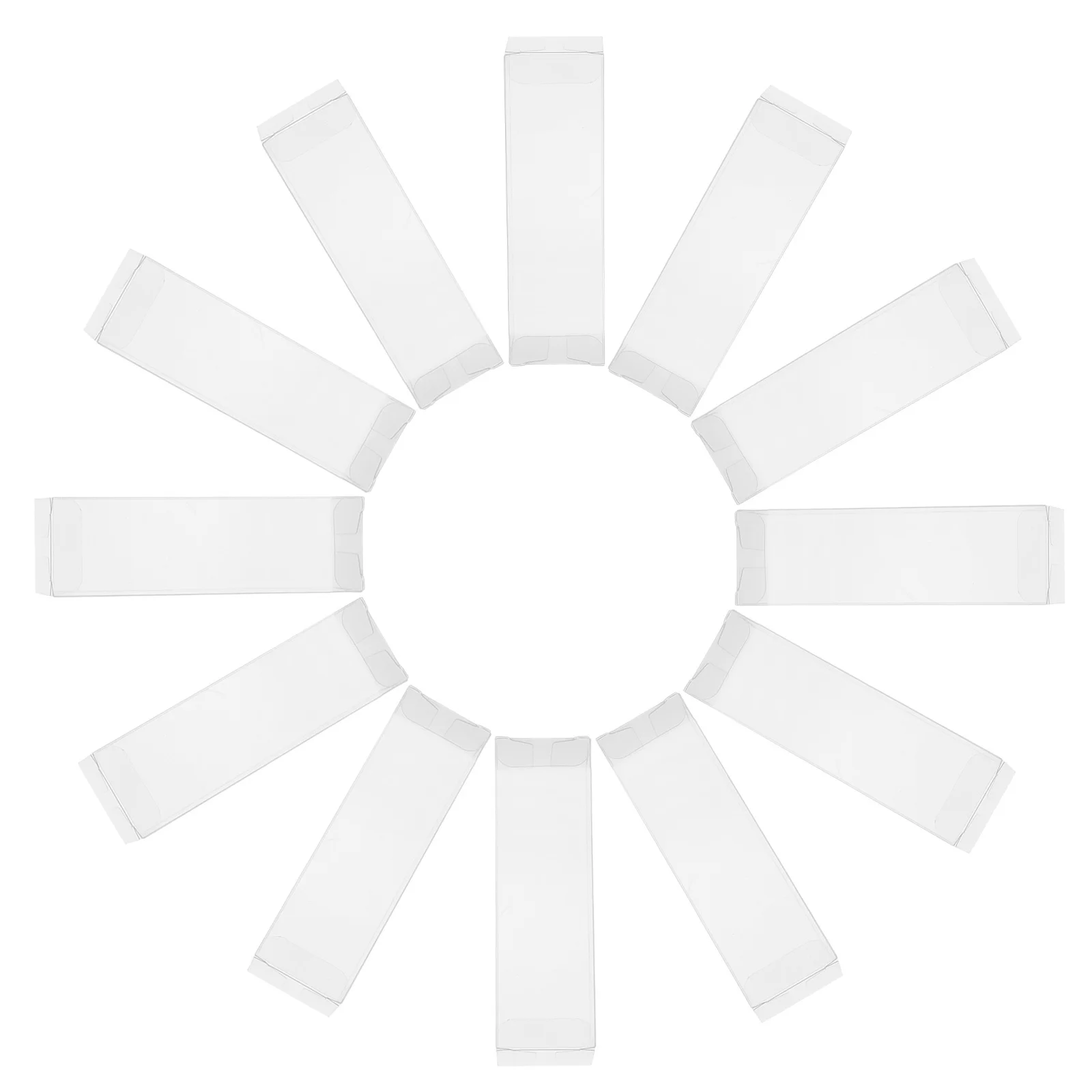 

20pcs Clear Hard Plastic Display Case For 5" Figurines Vinyl Figures Action Models Foldable Transparent