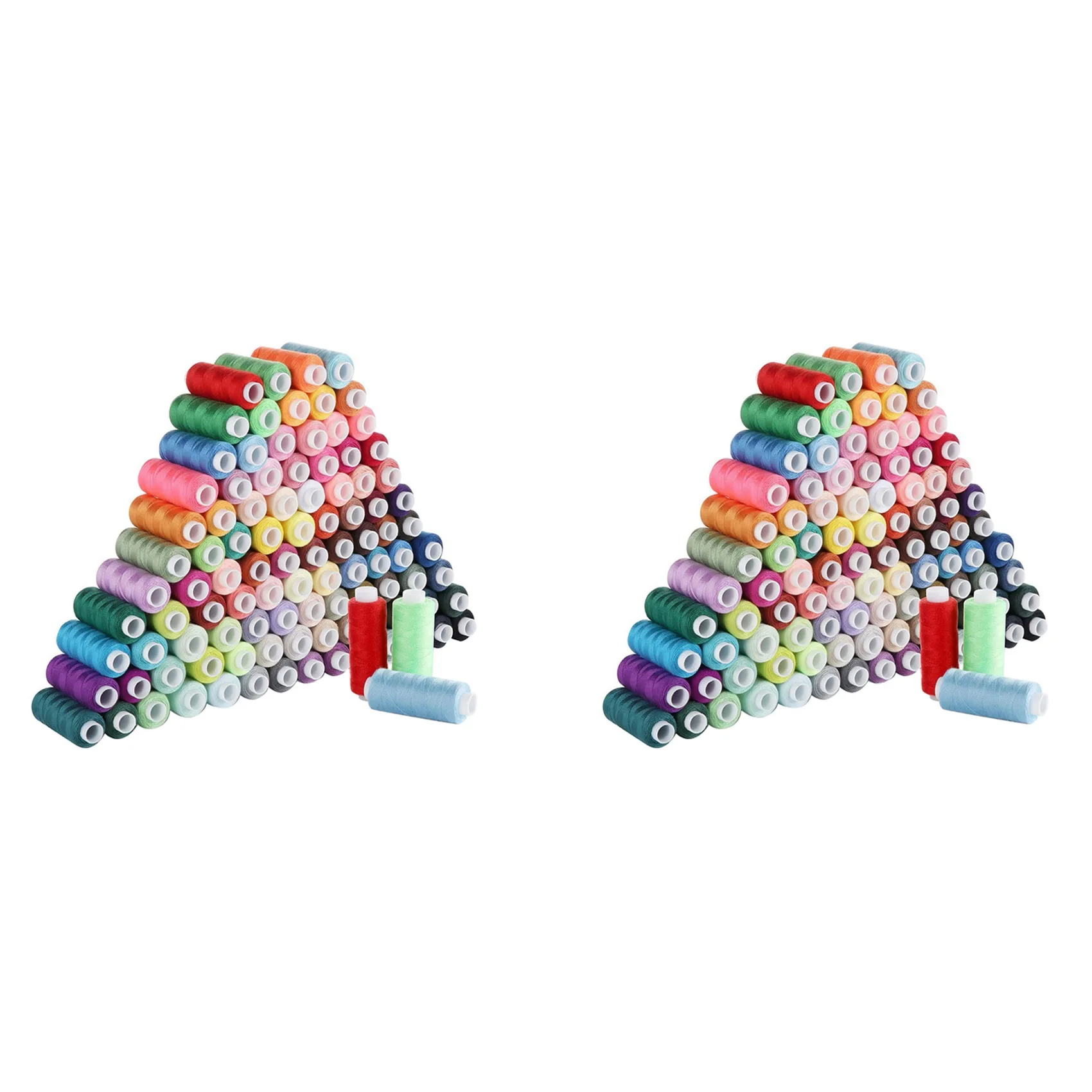 

Набор швейных ниток IALJ-200X, 100 цветов, 250 ярдов, набор полиэфирных ниток для ручного или машинного шитья