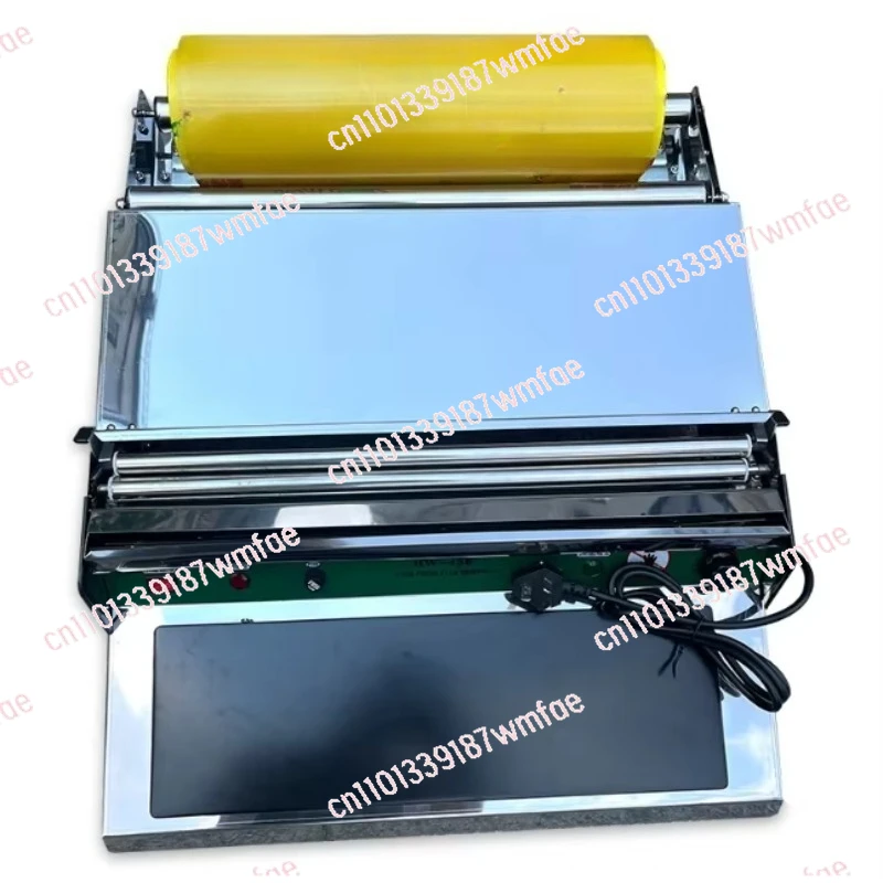 

Supermarket fresh vegetable and fruit packaging machine plastic packaging baler film sealing packaging machinery