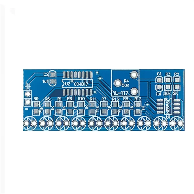 Novo kit original de lâmpada de água corrente ne555 + cd4017 lâmpada de água corrente eletrônica peças diy kit eletrônico de produção eletrônica