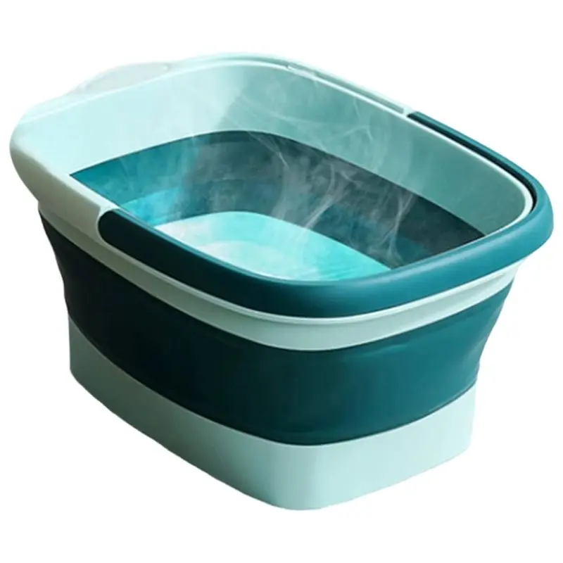 

T21C Foot Spa Bath Massager,Soaking Tub With Acupoint Massage, Pedicure Basin With Handle, Large Foldable.