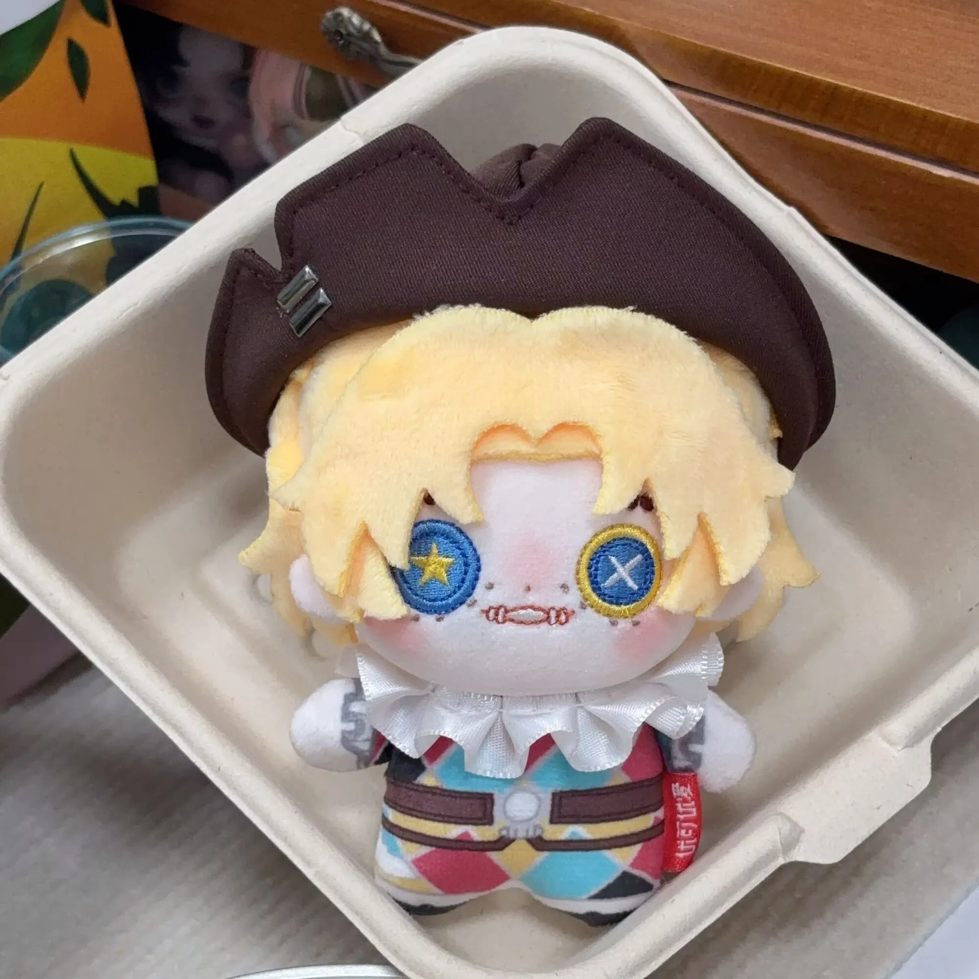 

Identity V Acrobat 10cm Cotton Doll, Fifth Personality Series, Surrounding Mac, Mac, Mac with Detachable Hat