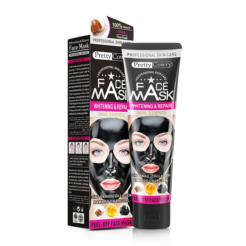 

130ml Peel-Off Mask with Snail Extract — Deep Cleansing, Oil Control, Brightening & Nourishing, Suitable for All Skin Types