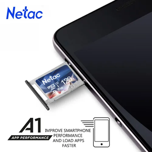 Imagen 2 del producto Tarjeta SD Netac, tarjeta de vídeo de 32gb y 64gb, Micro SD, 128gb, 256gb, 512gb, A1, V30, U3, C10, tarjeta de memoria Flash para cámara 4K