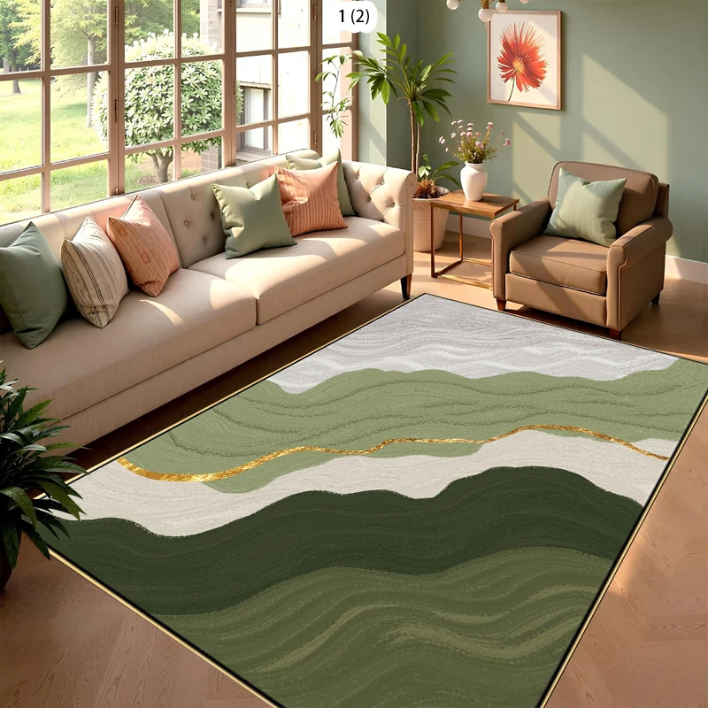 Karpet Pola Abstrak Modern Dek - Commercial Printing Format ulasan dan harga