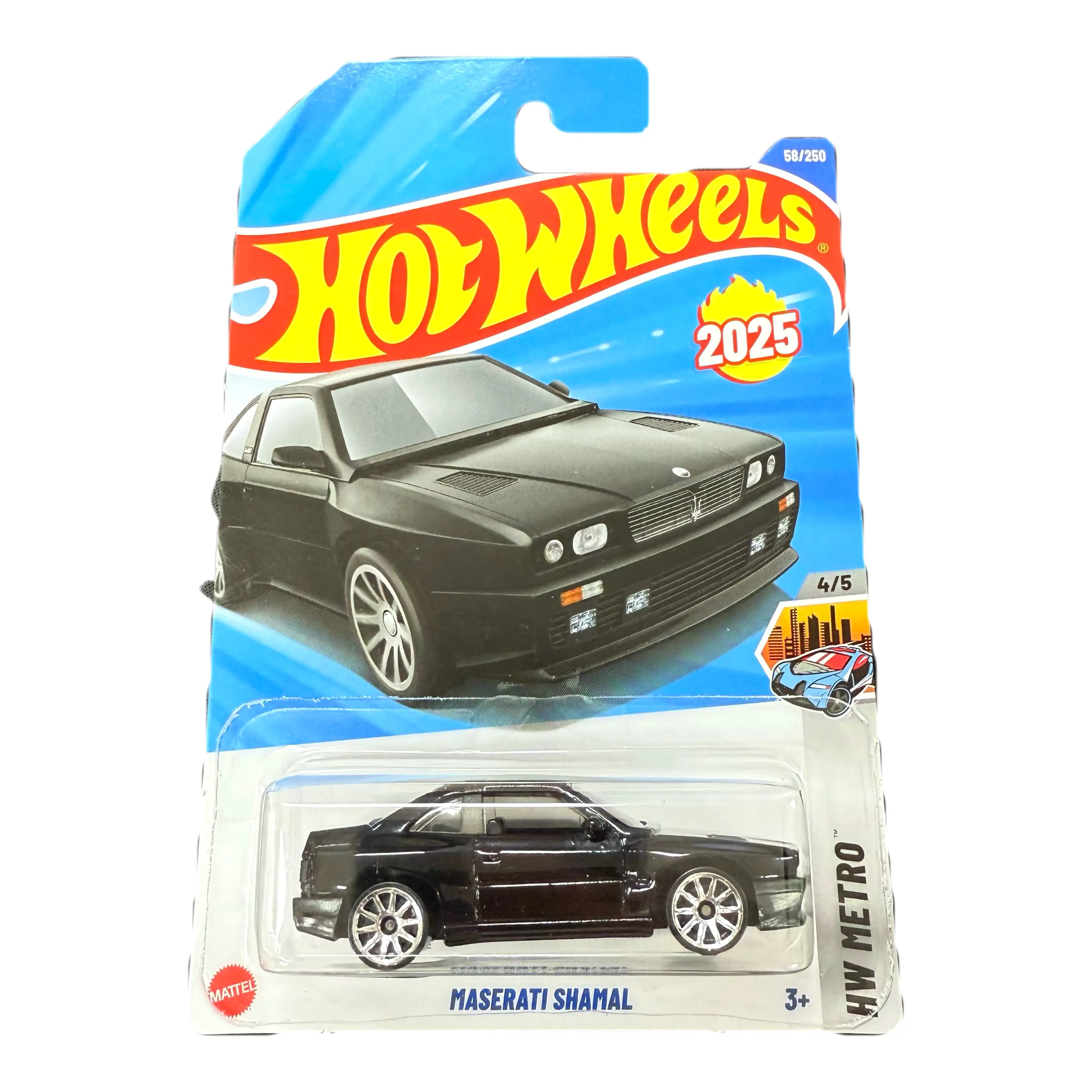 

2025-58 Hot Wheels Cars MASERATI SHAMAL 1/64 Metal Diecast Model Collection Toy Vehicles
