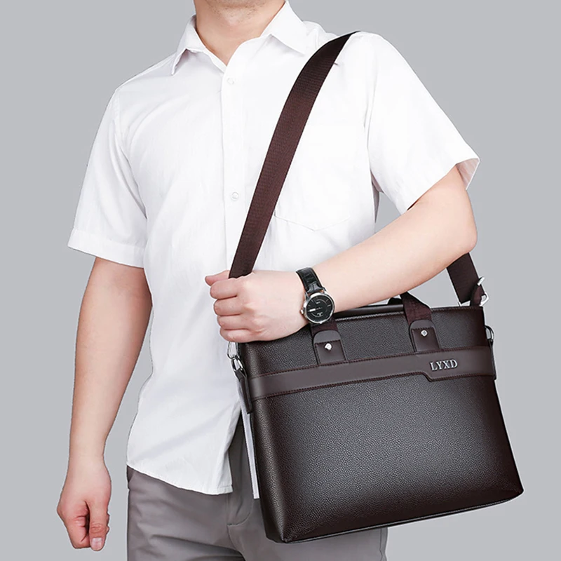 Bolsas masculinas carteiras de negócios sacos de ombro mensageiro sacos de computador casual tote sacos para masculino portátil