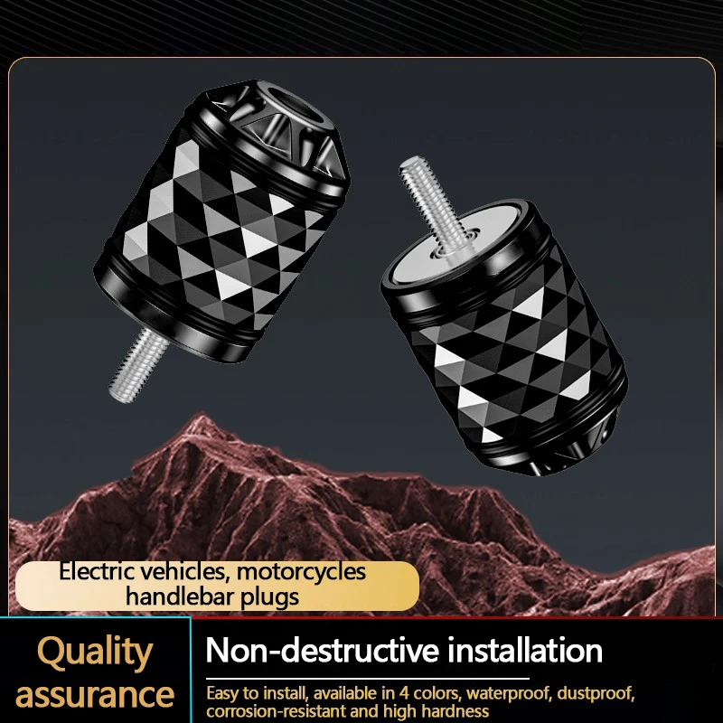 

Motorcycle aluminum alloy handlebar plug modification - universal anti-drop and shockproof handlebar balance plug