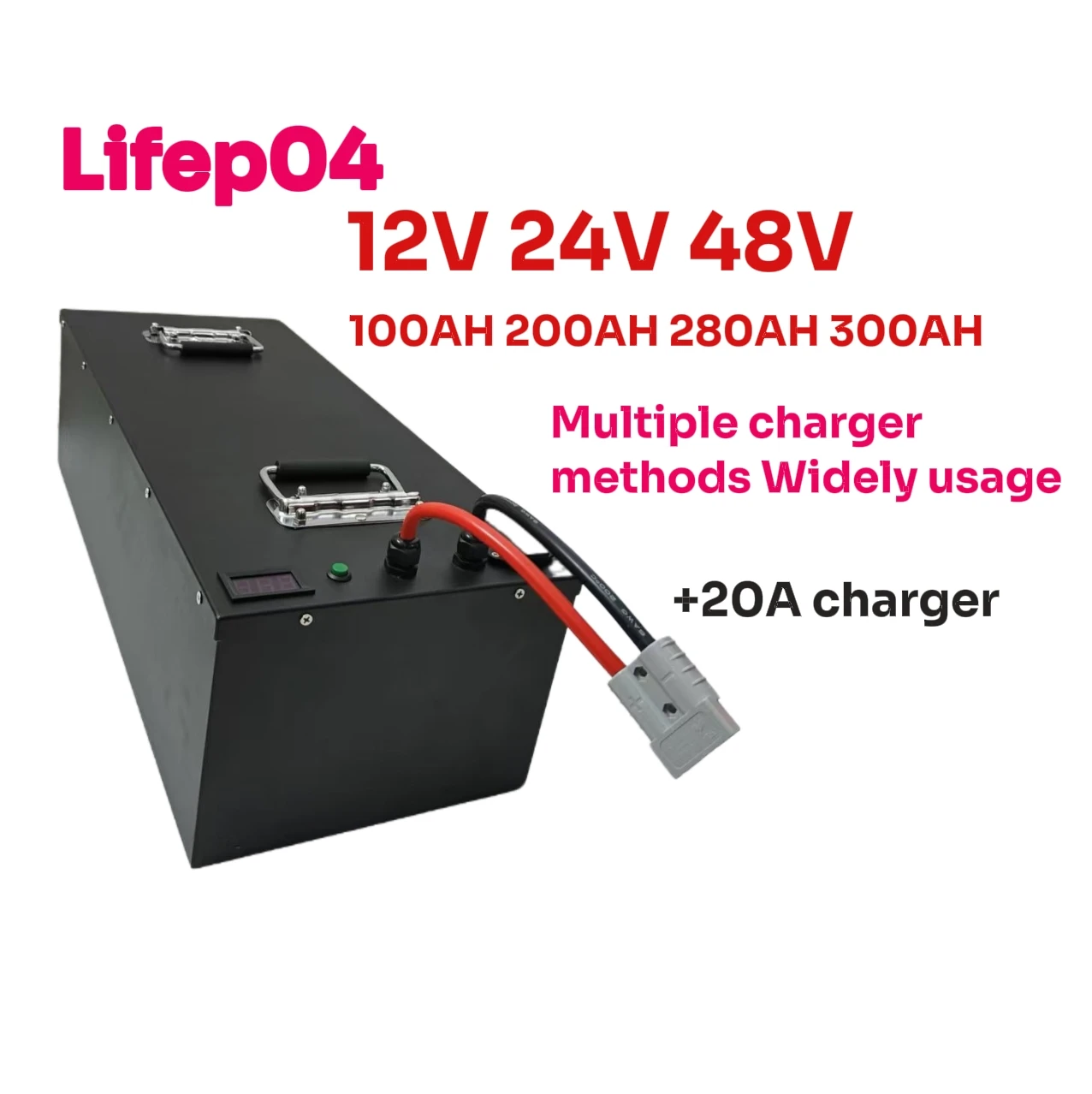 

XS 12V 24V 48V 100Ah 200Ah 280Ah 300Ah 400Ah LiFePo4 Battery Lithium Iron Phosphate Batteries For Solar Boat inverter Golf Cart