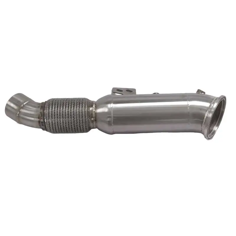 High-quality Stainless Steel Exhaust System for BMW B48 2.0T - Brushed Finish Exhaust Catted Downpipe