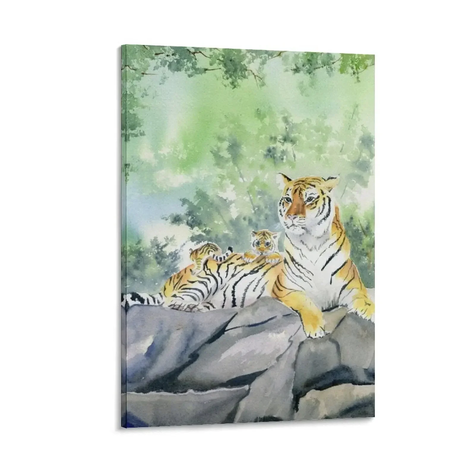 

Tiger Family Canvas Painting wall art canvas painting decoration aesthetic decor