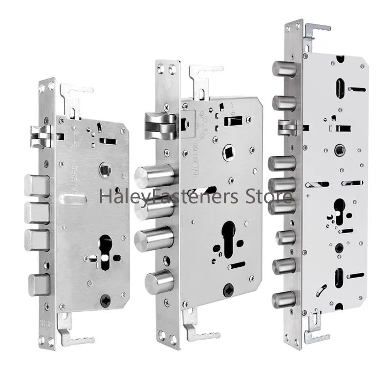 6068  304 stainless steel security door lock body  Internal gear structure Anti stuck for smart fingerprint Lock