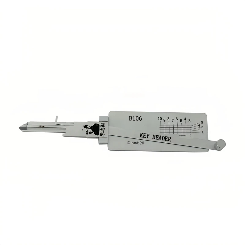 Herramienta de cerrajería Original Lishi, lector de llaves B106, lector de llaves GM39, lector de llaves H51 HD74 HI1 JAC02 MAZ24V.3 QIRUI02R YH35R, lector de llaves YM23