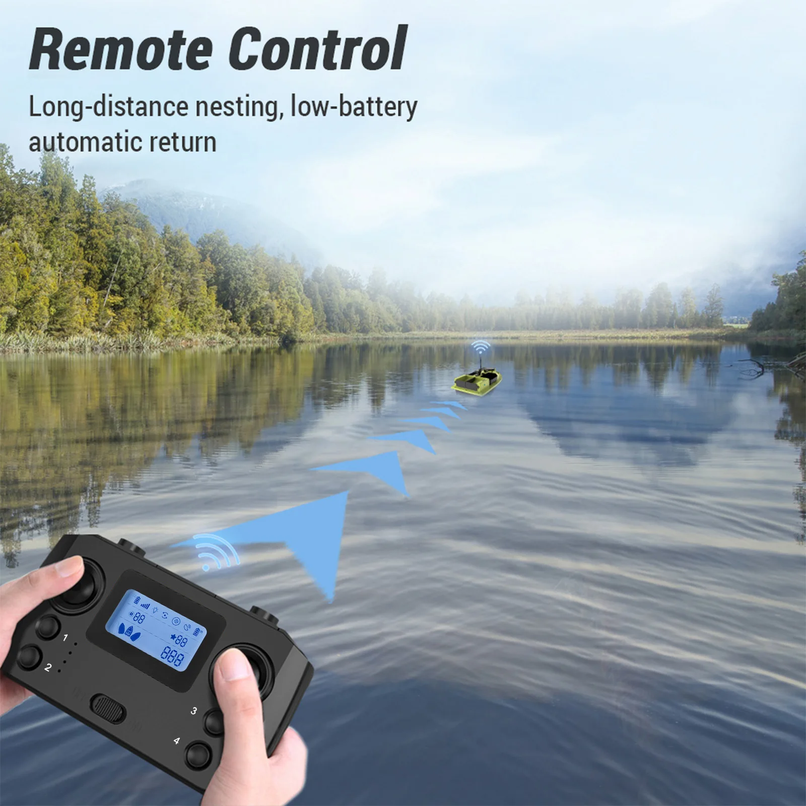 Fishing Bait Boat Remote Control for GPS Fishing Bait Boat D19 D20 Remote Control