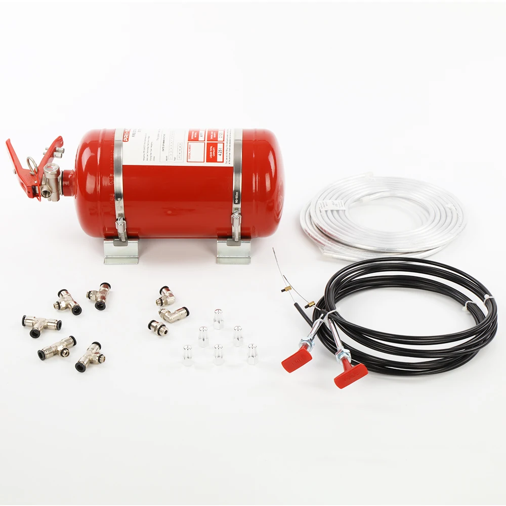 Offres spéciales 4.25L systèmes d'incendie de voiture de course mécaniques, extincteurs