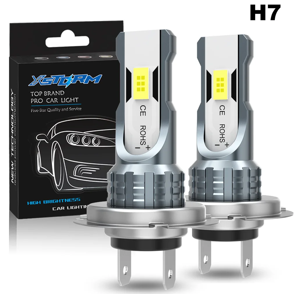 XSTORM H7 LED-Nebelscheinwerfer H4 H11 9005 9006 LED-Scheinwerfer für Auto 80W 20000LM 6000K Auto-Frontleuchten Plug & Play 12V 24V