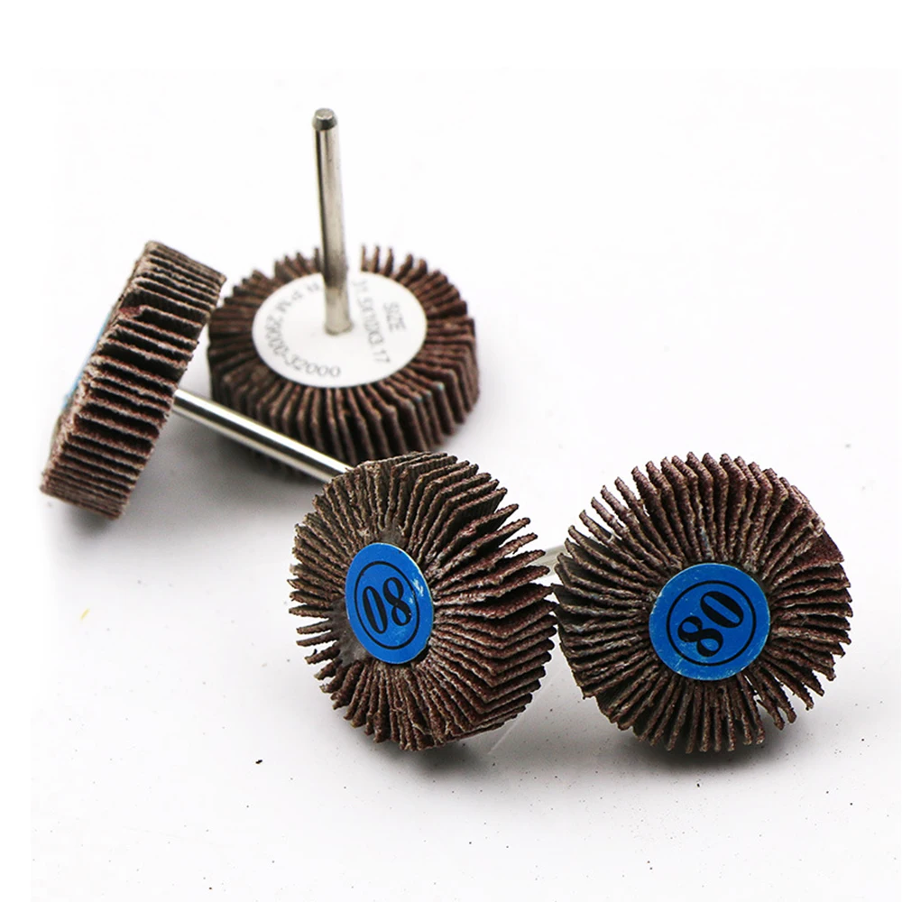 Impeller Grinding Heads T-type Grinding Head for Metal Carpentry Sanding and Polishing Rotary Mini Drill Bit Polishing Tool