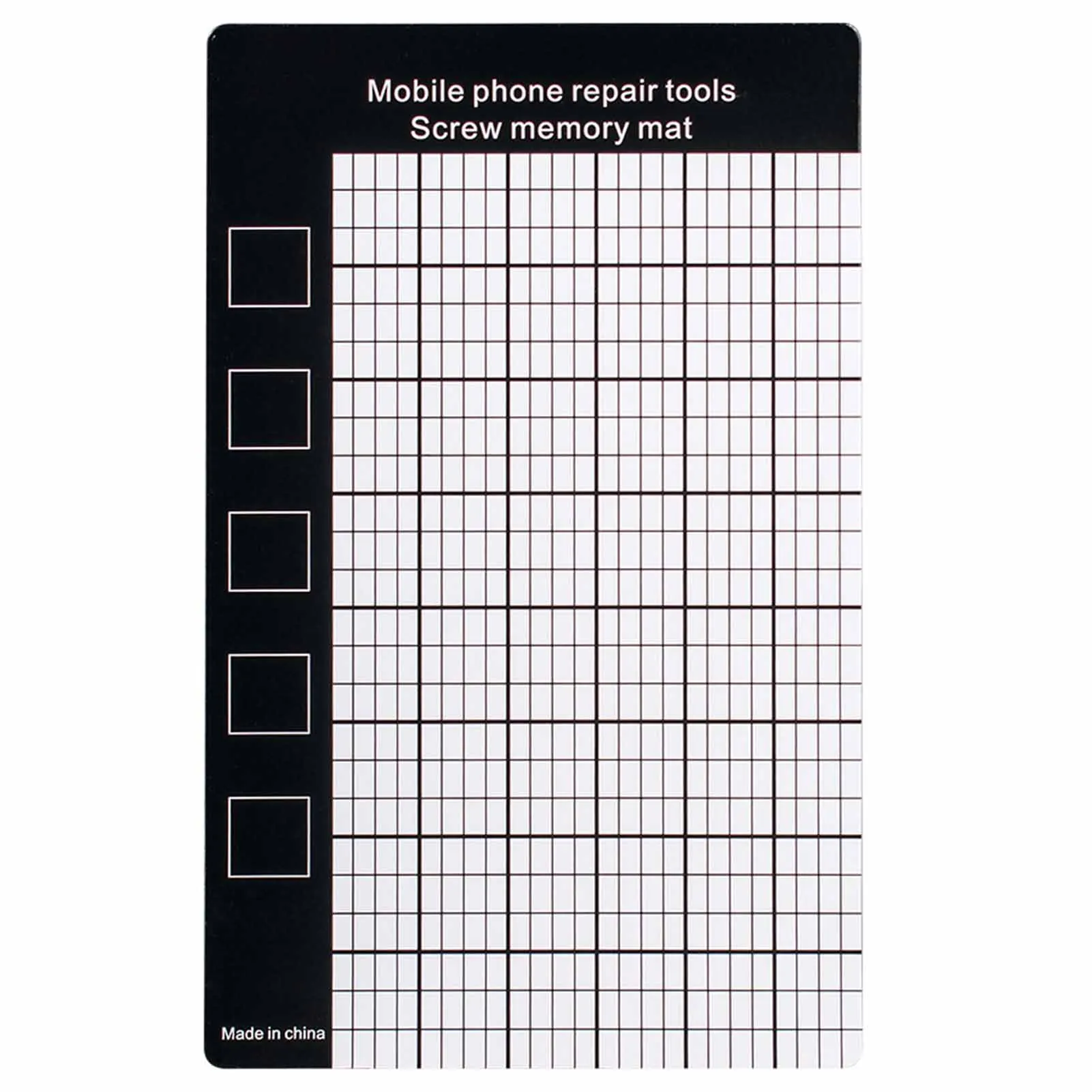 1 Pack Magnetic Screw Organizer Mat Professional Phone Repair Pad for Smartphone Disassembly Durable Maintenance Tool Kit