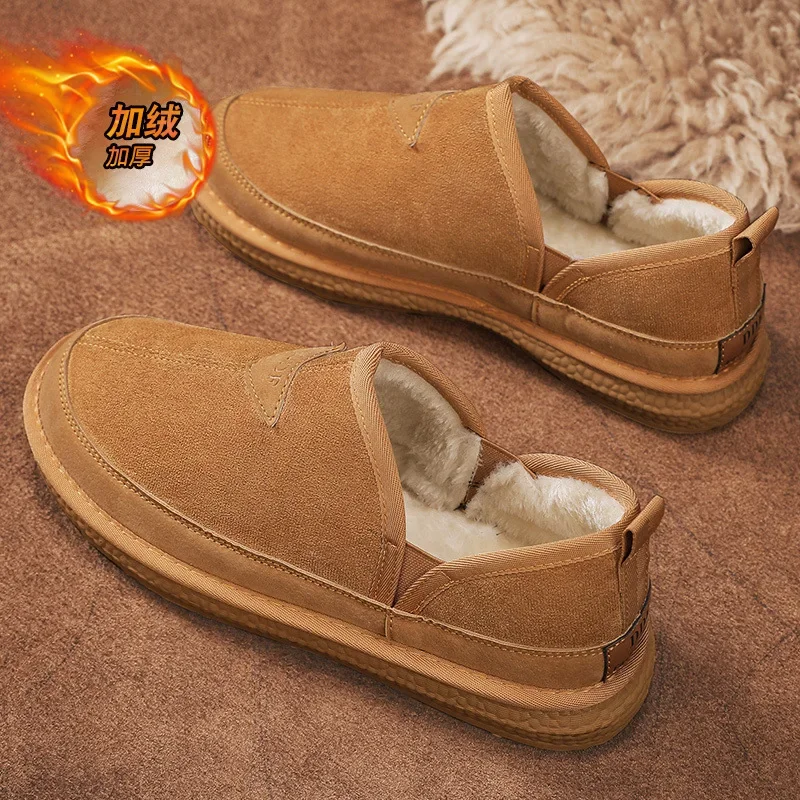 

Мужские домашние тапочки большого размера, плюшевые удобные мягкие туфли из пены с эффектом памяти, нескользящие зимние теплые плюшевые тапочки