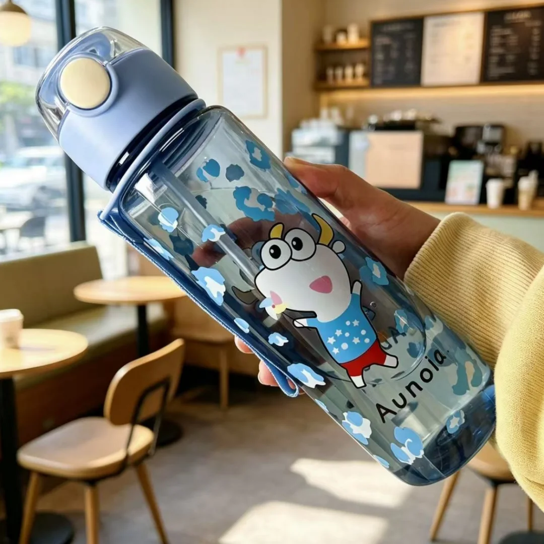 Cute Animal Pattern 700ML Water Bottle, Reusable Durable, Trendy Lovely Design, Gifts, Lightweight Original Travel Kettle