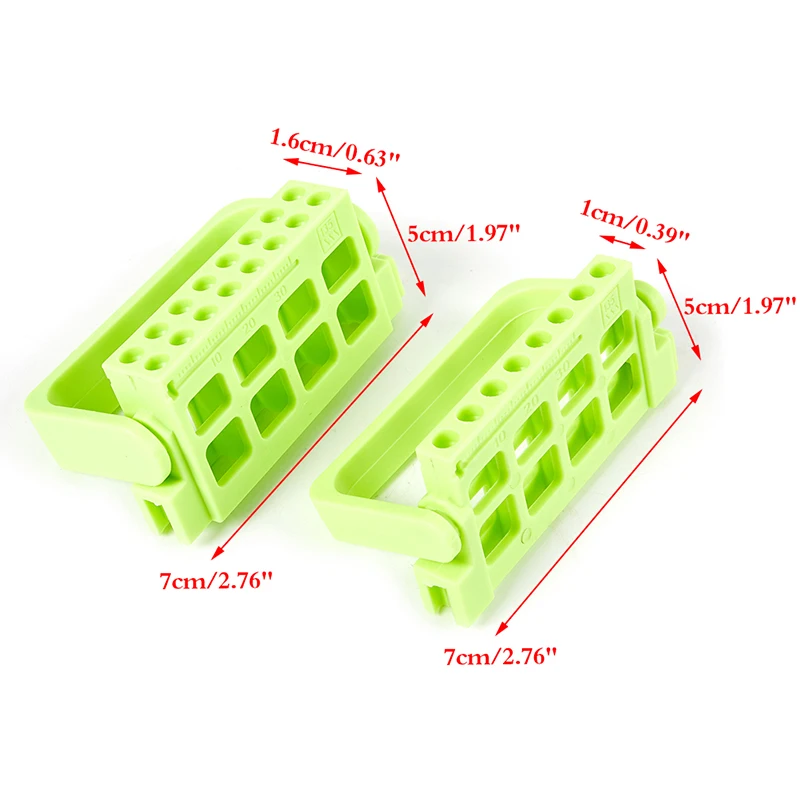 Dental Endo Files Holder 8/16 Holes 3 Colos Endo Stand Endo Tray For Endodontic Files Organizer Endo Box