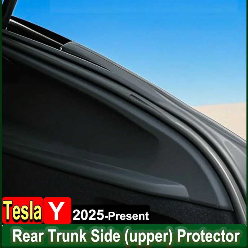 

for Tesla Model Y Juniper 2025 Modified Accessories Rear Trunk Protector Cover Upper Wall Side Protect Anti-scatch Guard Sticker