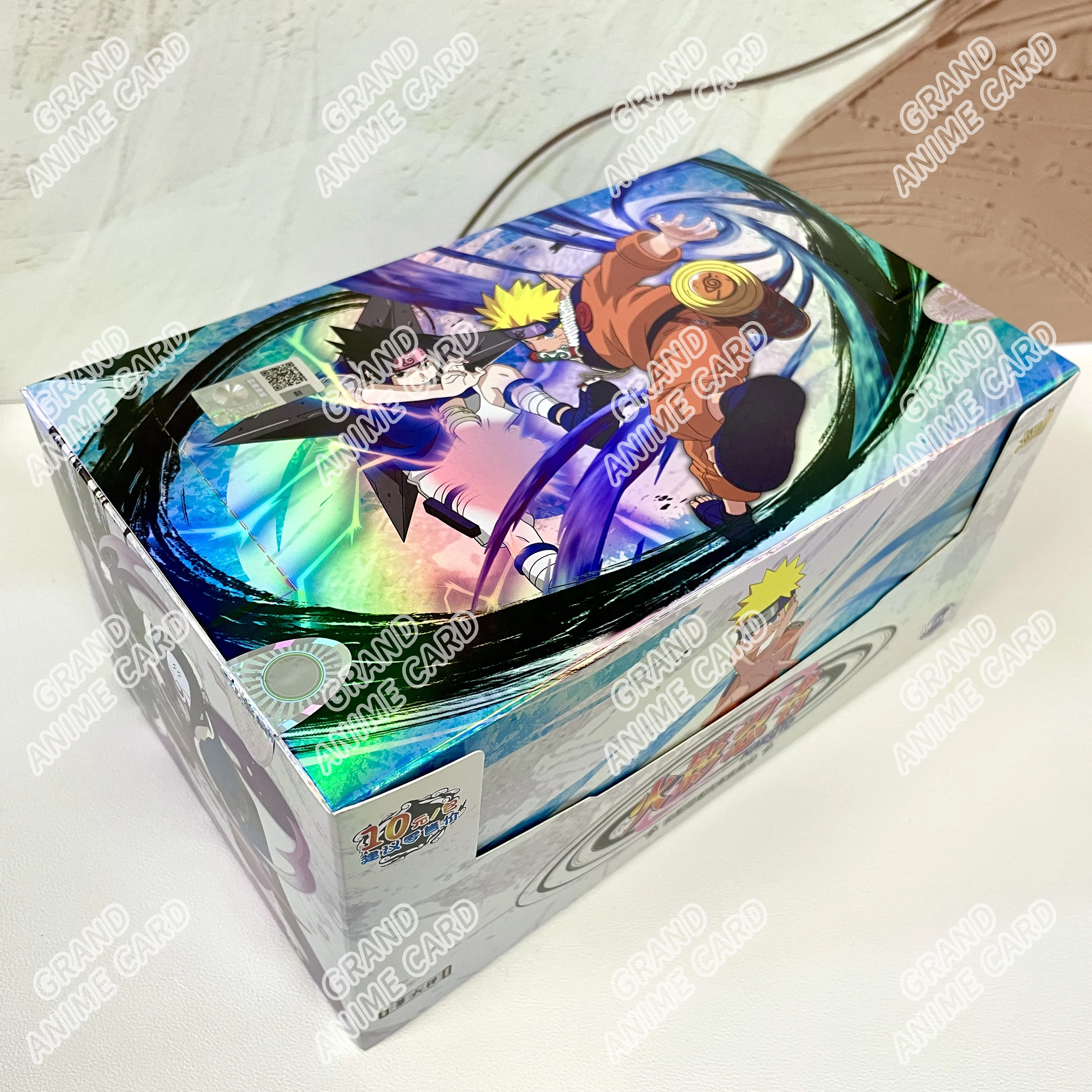 KAYOU Genuine Naruto Cards T2W9 T4W8 Booster Box Anime TCG Rare SE BP CR MR Ninja World Fight Chapter Collection Kids Toy Gift image 3