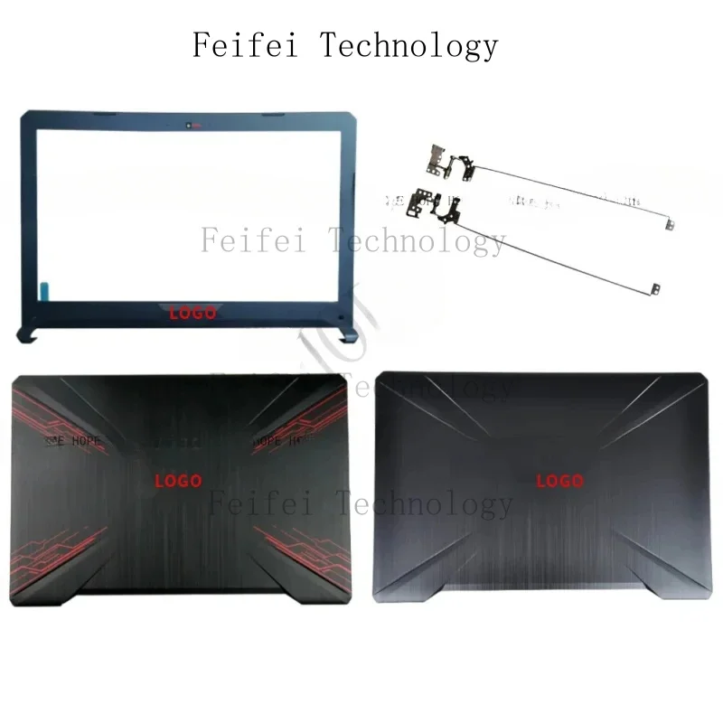 New for Asus TUF gaming fx504 fx80 fx80ge LCD back cover & front bezel & hinges