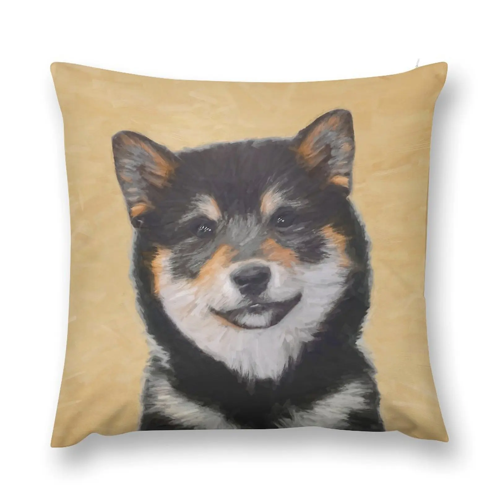 Shiba Inu (Black and Tan) Throw Pillow Throw Pillow Covers Pillow Case Christmas pillowcase